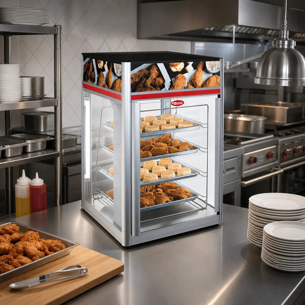 Hatco Flav-R-Savor Tall Countertop Hot Food Holding and Display Cabinet