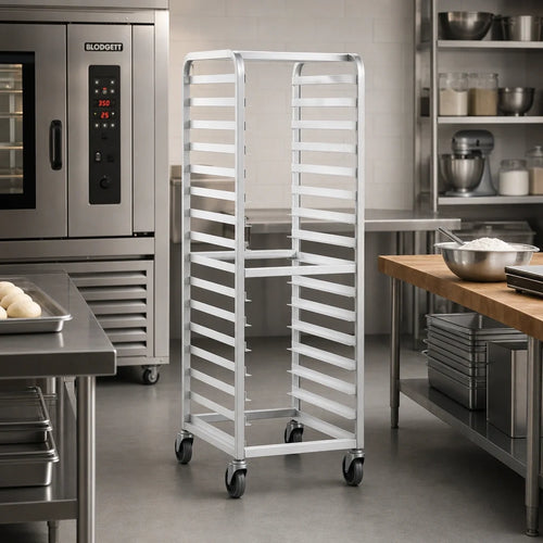 Advance Tabco Roll-In Oven Rack — 20 Pans