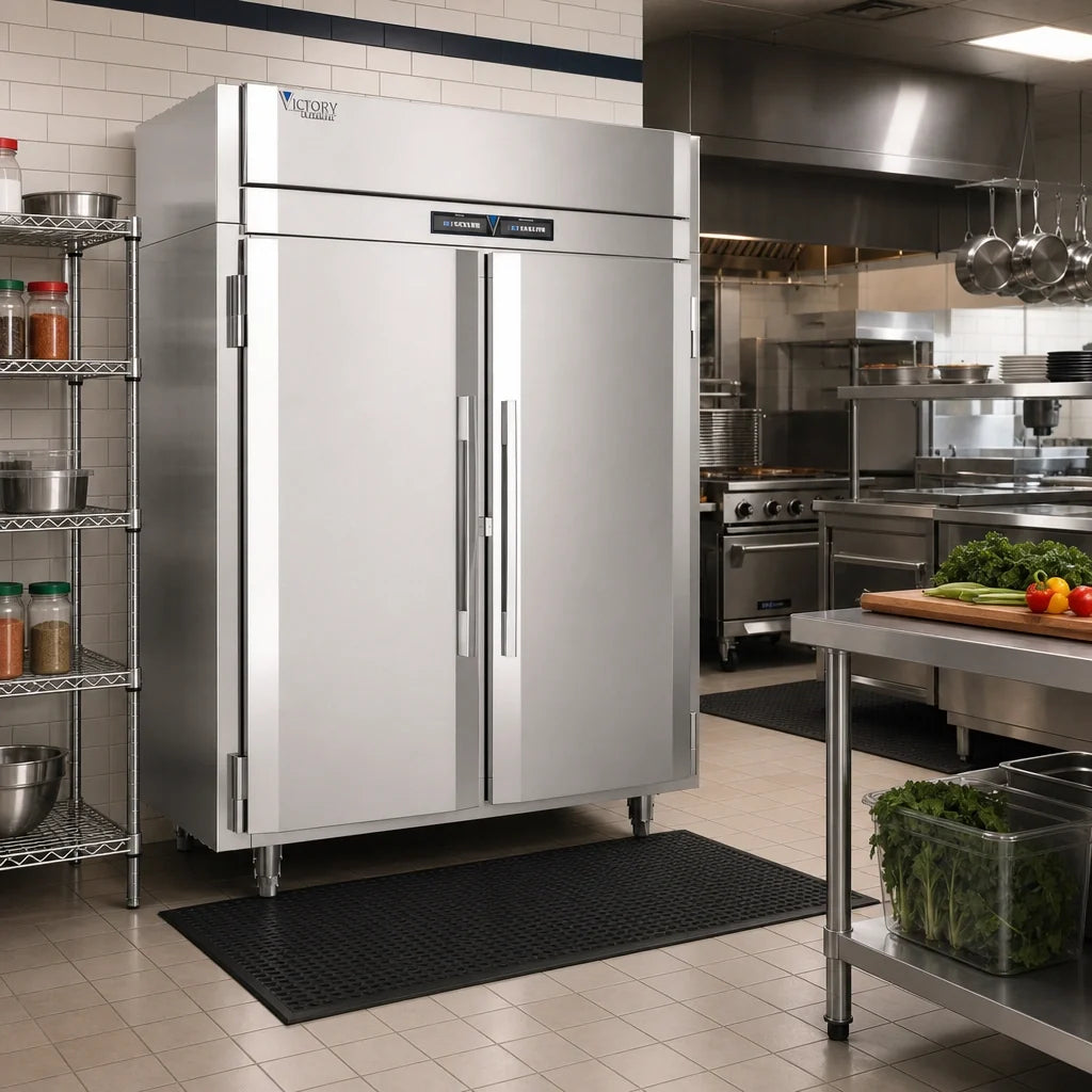 Victory Pass-Through Warmer & Refrigerator — 2 Sections, EW-PT