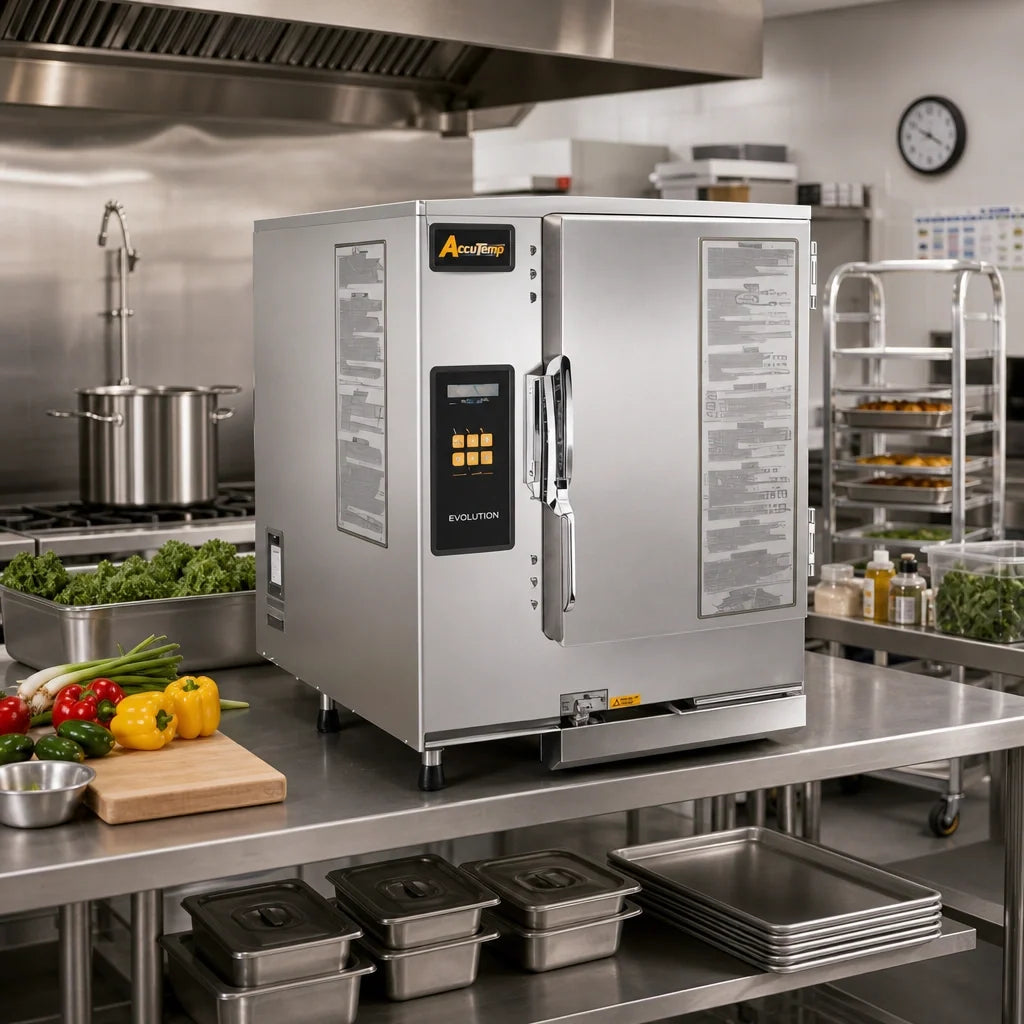 AccuTemp Evolution Countertop Steamer — 6 Pans, 440V