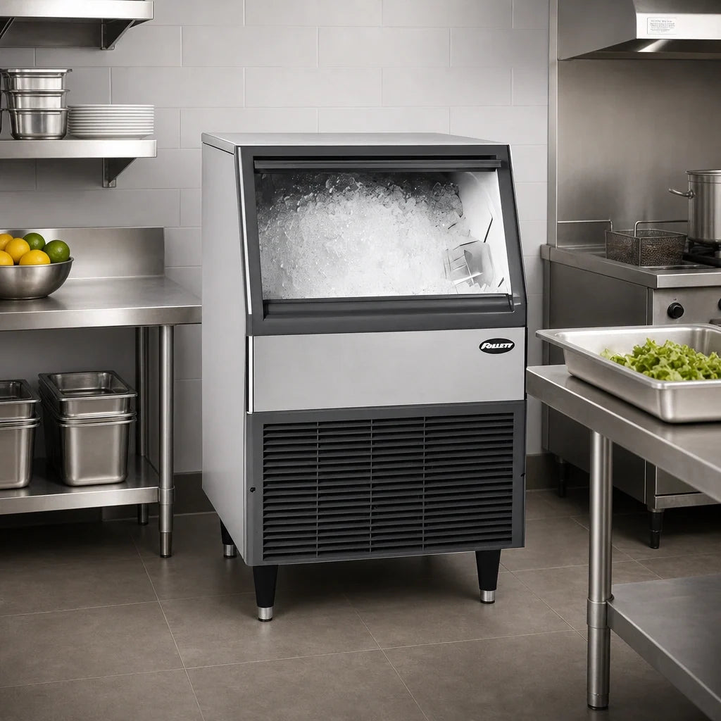 Follett Flake Ice Machine — 425 lb/Day, 75 lb Bin