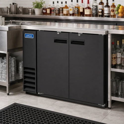 Arctic Air Back Bar Refrigerator — 49″, 2 Solid Doors