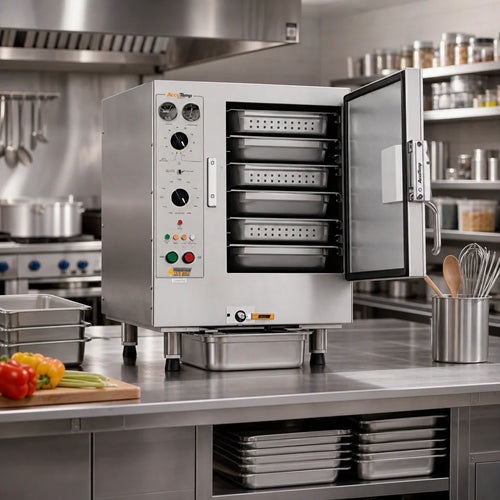 AccuTemp Countertop Electric Steamer — 6 Pans, 208V