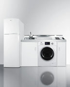 Summit Kitchenette — 83″, Coil Cooktop & Washer/Dryer