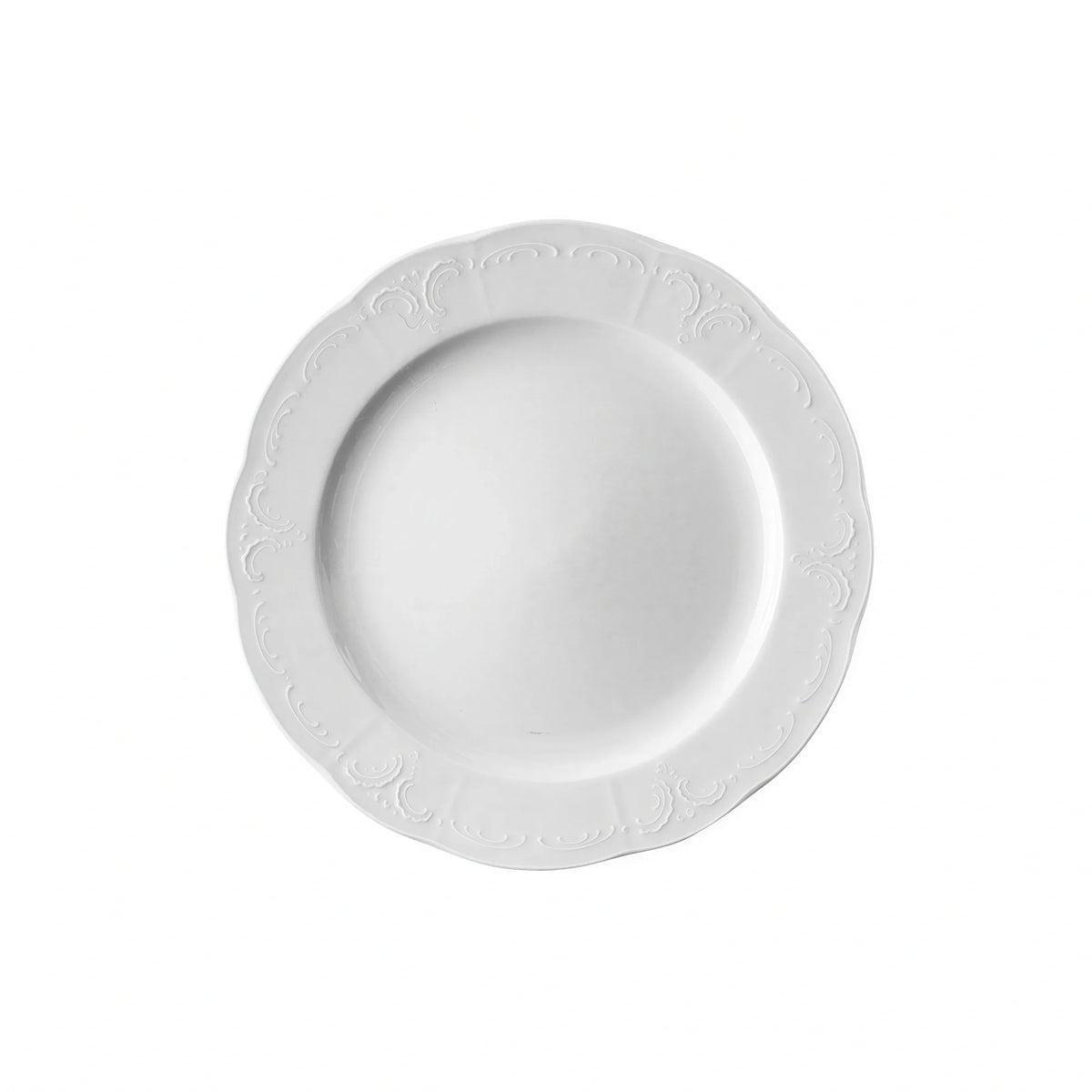 G. Benedikt Round Porcelain Plate 5-7/8 in — White