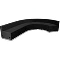 Alon Loveseat & 3 Chairs — Black