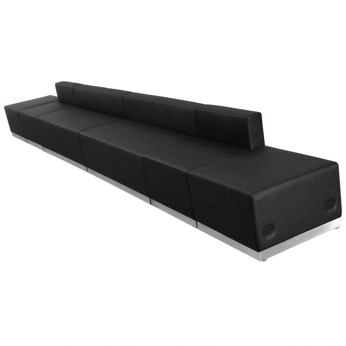 Alon 2 Loveseats, 2 Chairs & 2 Ottomans — Black, 640
