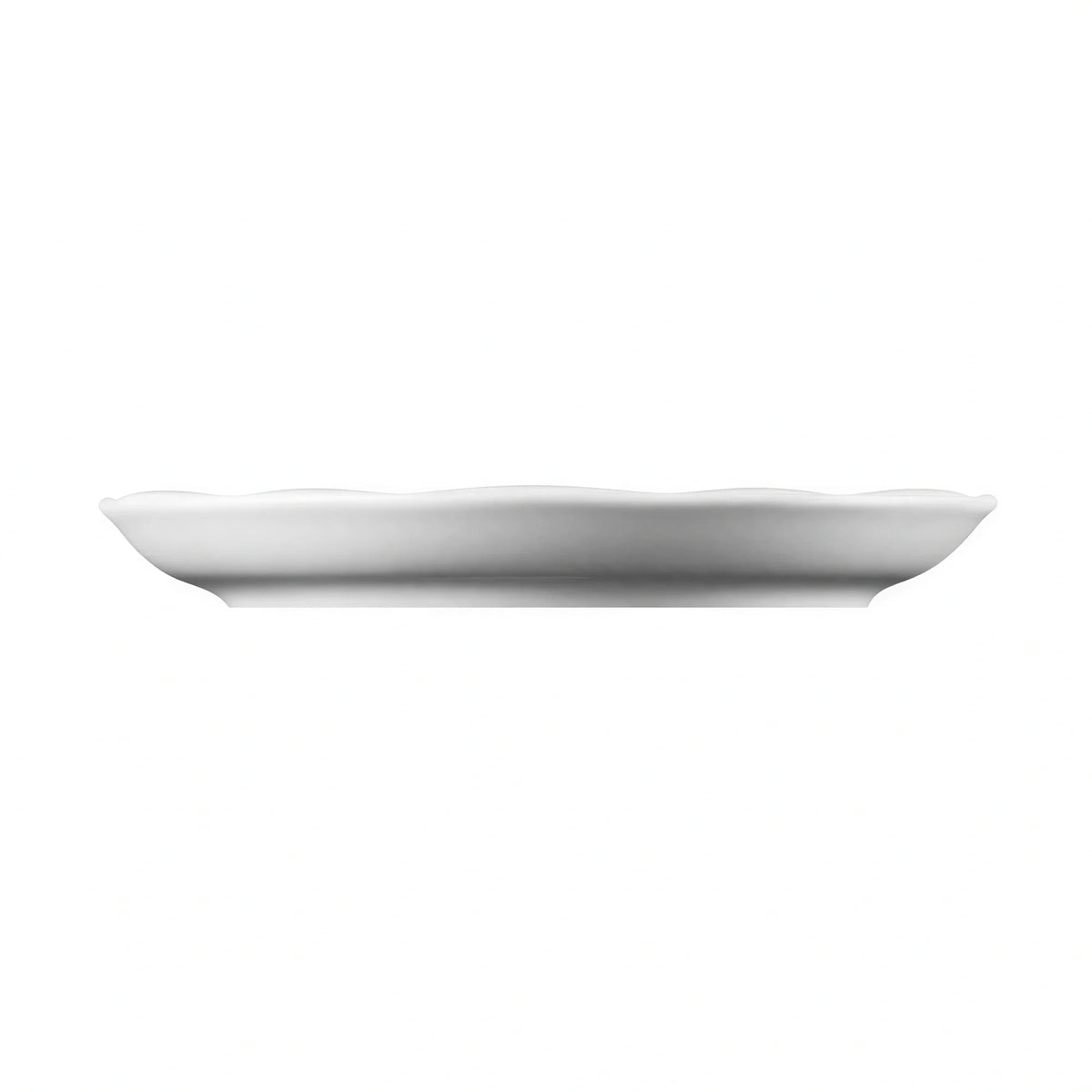 G. Benedikt Porcelain Saucer — White, 6¼″