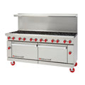 American Range Gas Range — 72″, 12 Burners & 2 Ovens