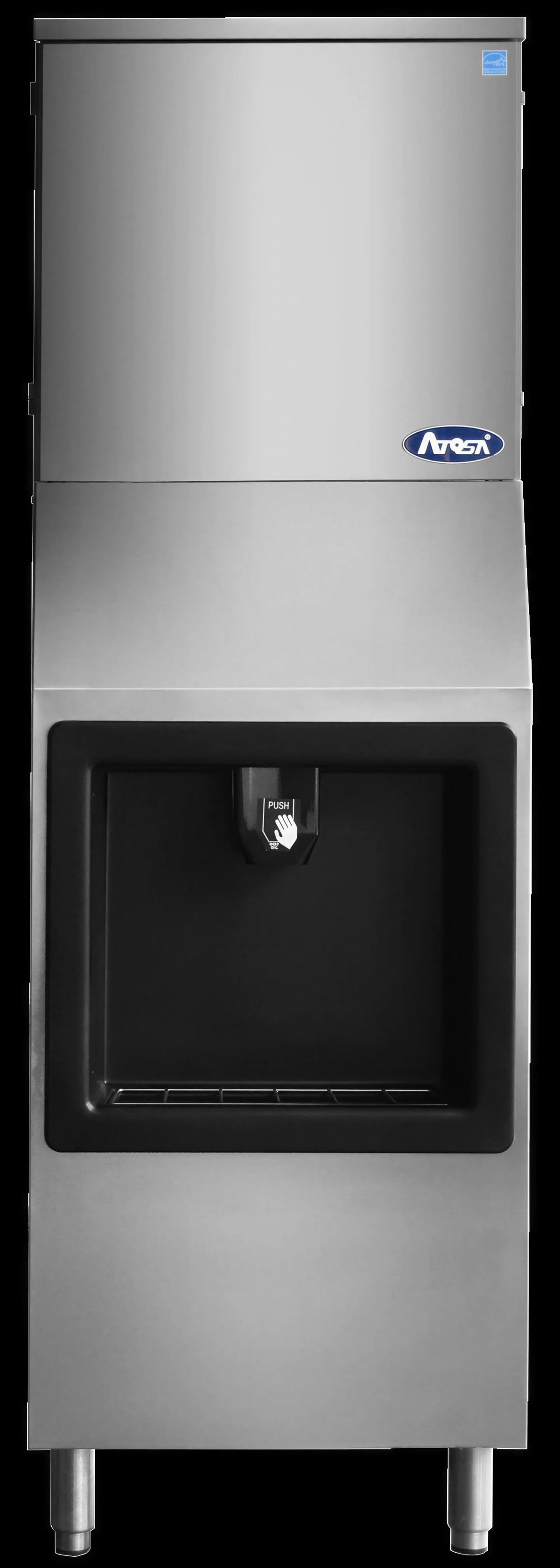 Atosa Hotel Ice Machine & Dispenser — 350 lb/Day, 160 lb Bin