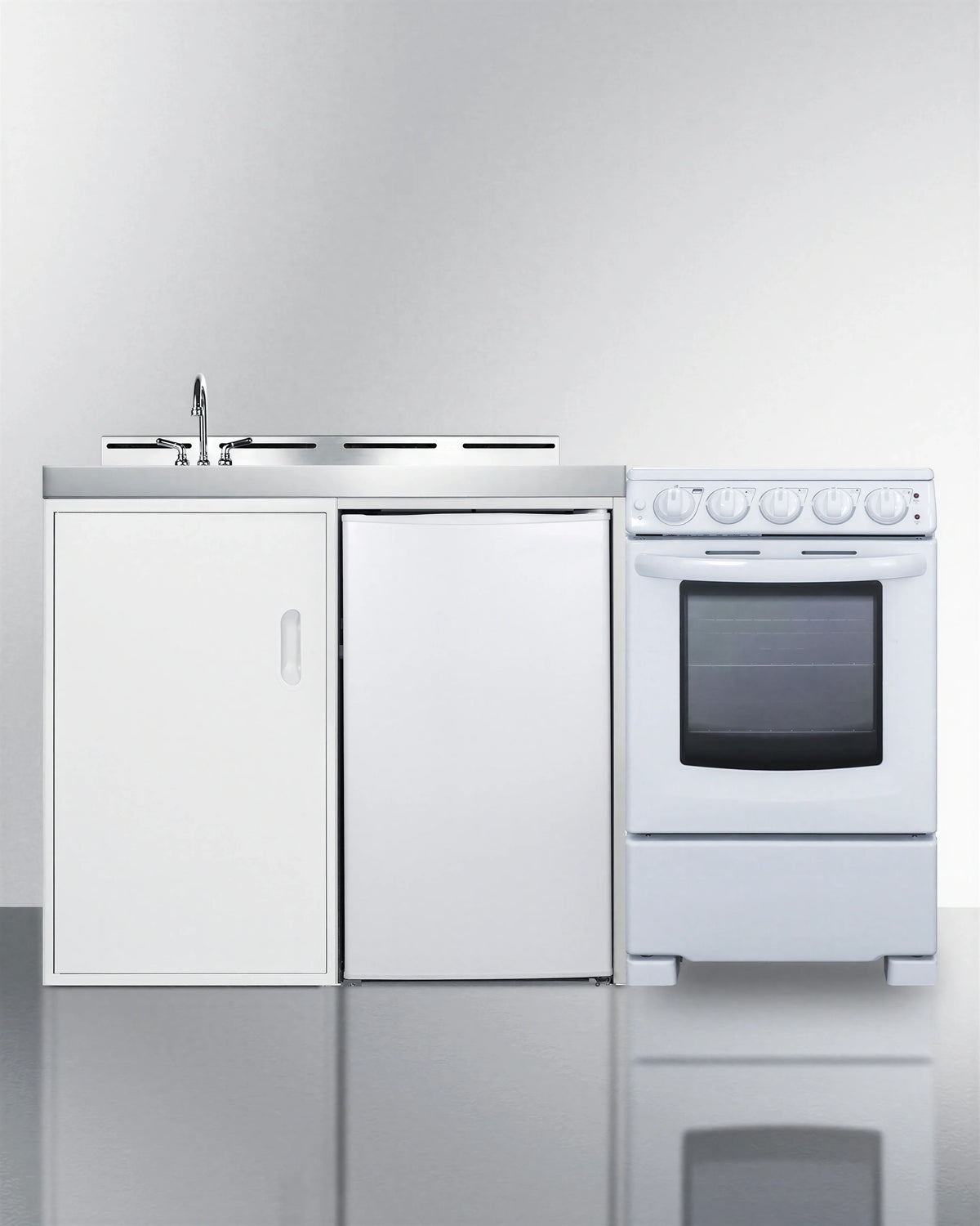 Summit Kitchenette — 58.88″, 4-Burner Electric Range