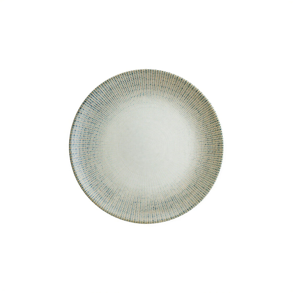 Bonna Gourmet Round Porcelain Flat-Edge Plate — 10-5/8″, Set of 12 (BNSMTSWYGRM27DZ)