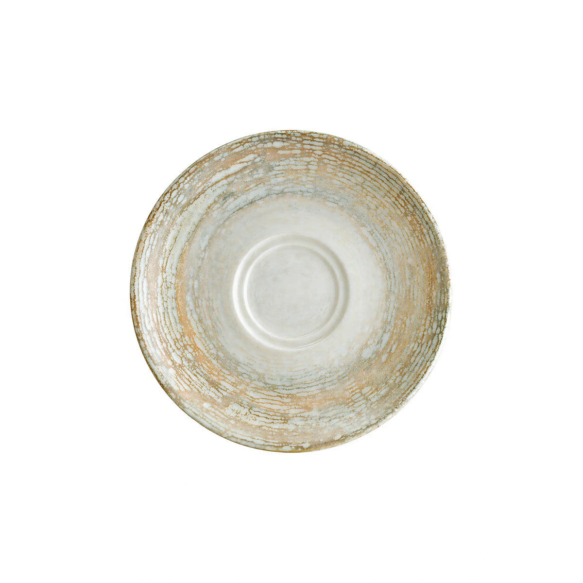 Bonna Gourmet Round Porcelain Coffee Saucer — 6.375″ (BNPTRGRM04CT)