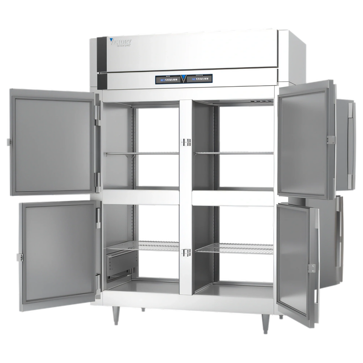 Victory Pass-Through Warmer & Refrigerator — 2 Sections, EW-PT-HD