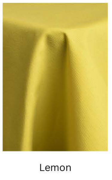 Cottenesse (Spun Poly) — Lemon fabric swatch