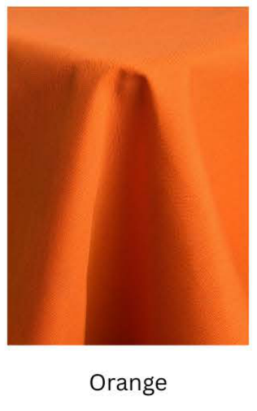 Cottenesse (Spun Poly) — Orange fabric swatch