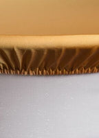 Metallic Gold spandex table cap fabric detail