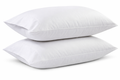 White microfiber pillowcase