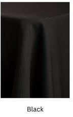 Poly Poplin — Black fabric swatch