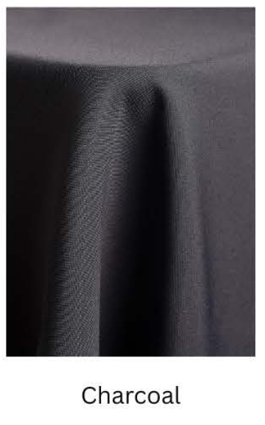 Poly Poplin — Charcoal fabric swatch