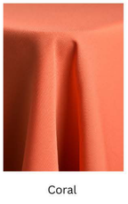 Poly Poplin — Coral fabric swatch
