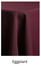 Poly Poplin — Eggplant fabric swatch