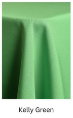 Poly Poplin — Kelly Green fabric swatch