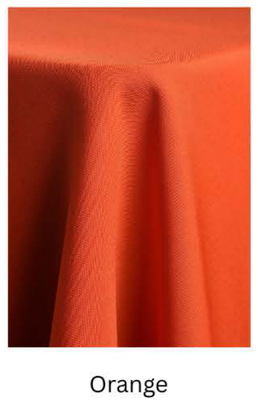 Poly Poplin — Orange fabric swatch