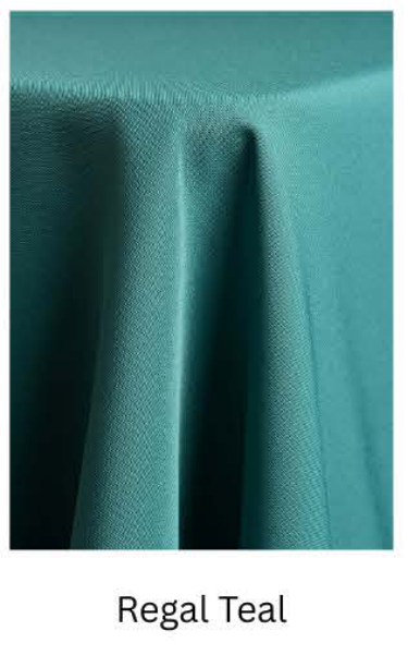 Poly Poplin — Regal Teal fabric swatch