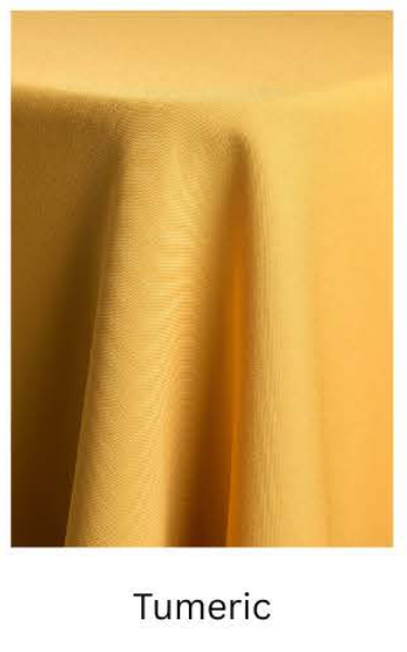 Poly Poplin — Tumeric fabric swatch