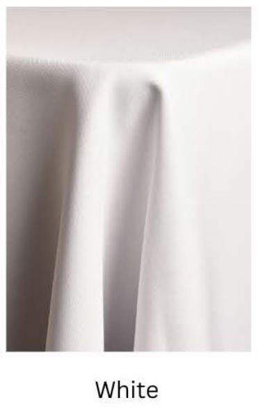 Poly Poplin — White fabric swatch