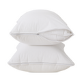 White waterproof pillow protector