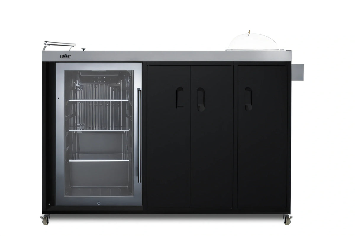 Summit Portable Outdoor Kitchenette — 58″, Fridge & Sink