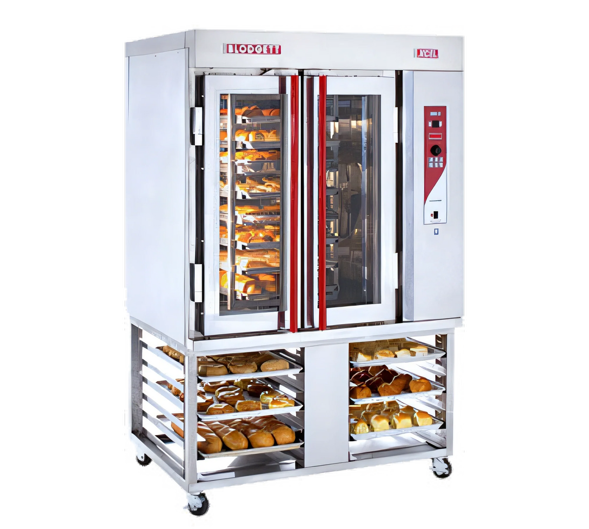 Blodgett Gas Rotating Rack Oven — 8 Pans, With Stand