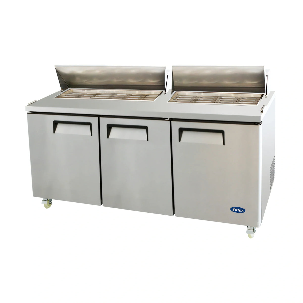 Atosa Sandwich Prep Refrigerator — 72.7″, 30 Pans