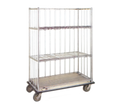Metro Rolling Linen Cart — Chrome, 60″ × 24″