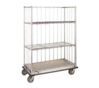 Metro Rolling Linen Cart — Chrome, 60″ × 24″