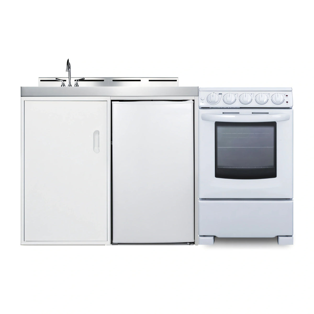 Summit Kitchenette — 58.88″, 4-Burner Electric Range