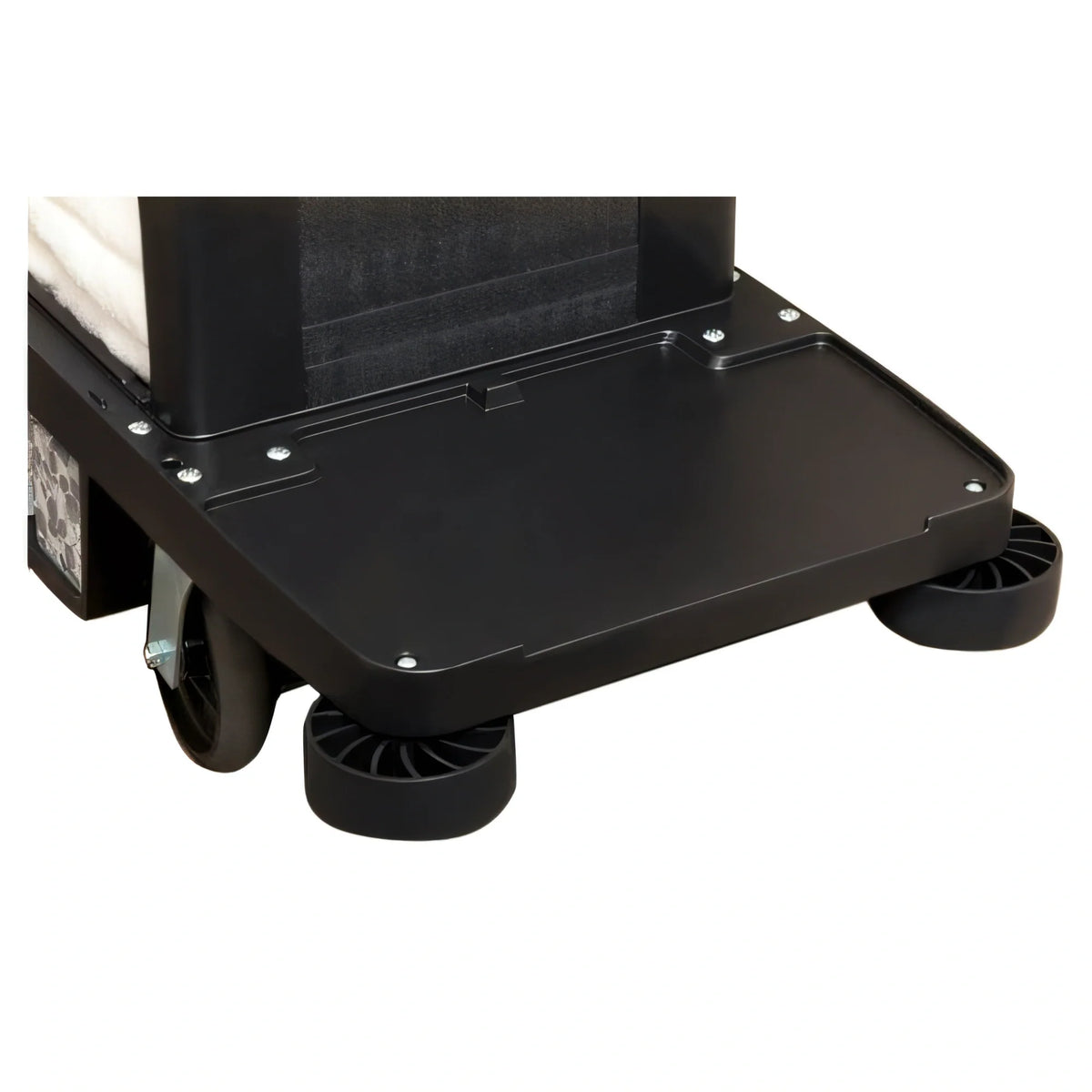 Rubbermaid Cart Bumper Kit — With Vacuum Rack