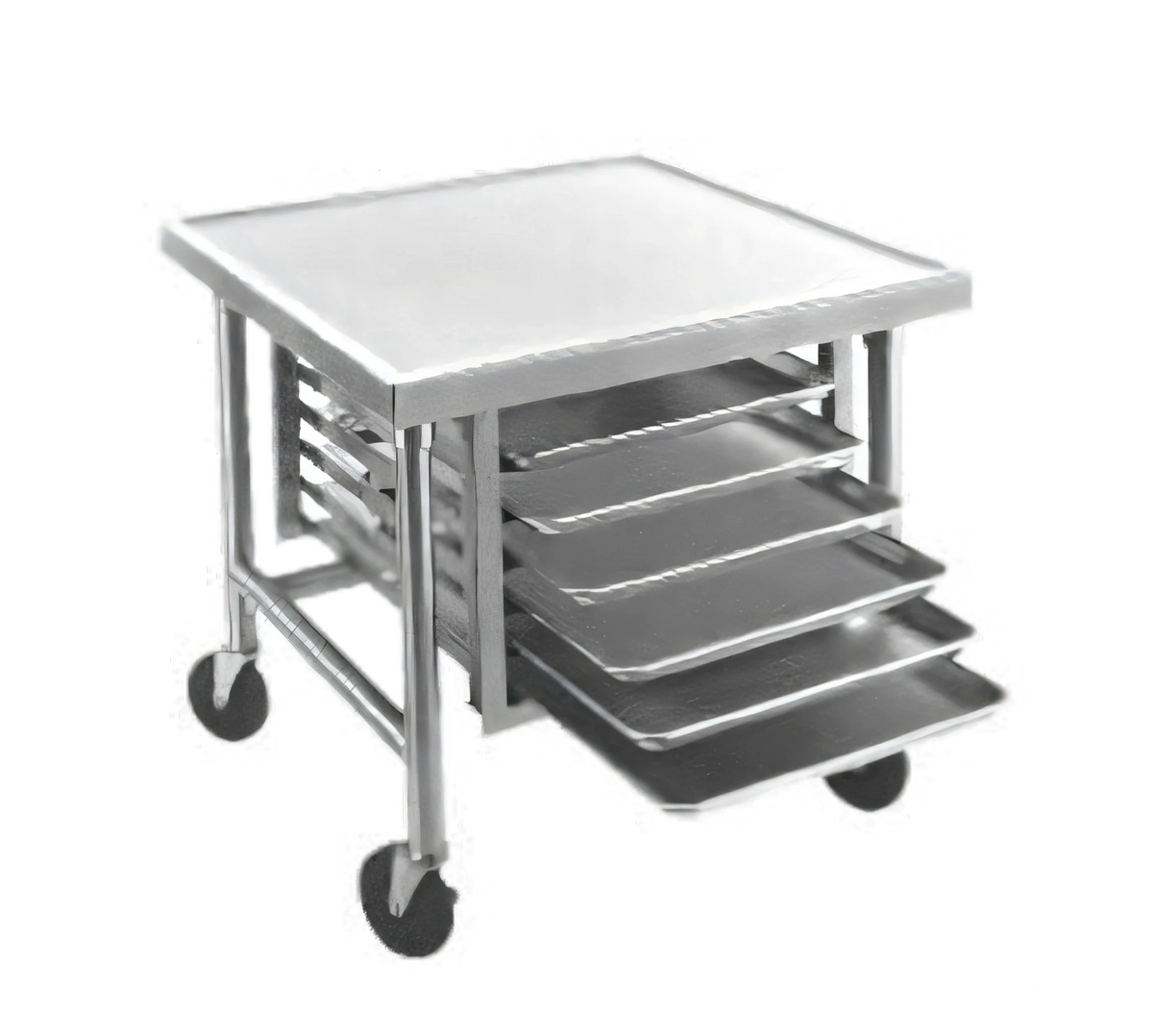 Advance Tabco Mobile Mixer Table — 36″ × 30″
