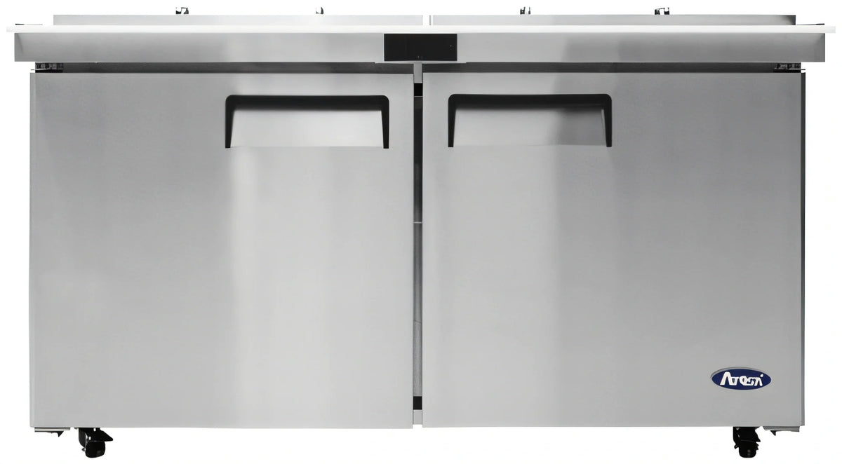 Atosa Sandwich Prep Refrigerator — 60.2″, 24 Pans