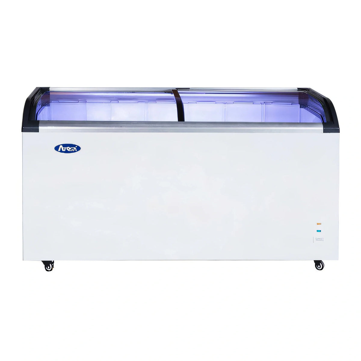 Atosa Curved-Glass Chest Freezer — 12.5 Cu. Ft.