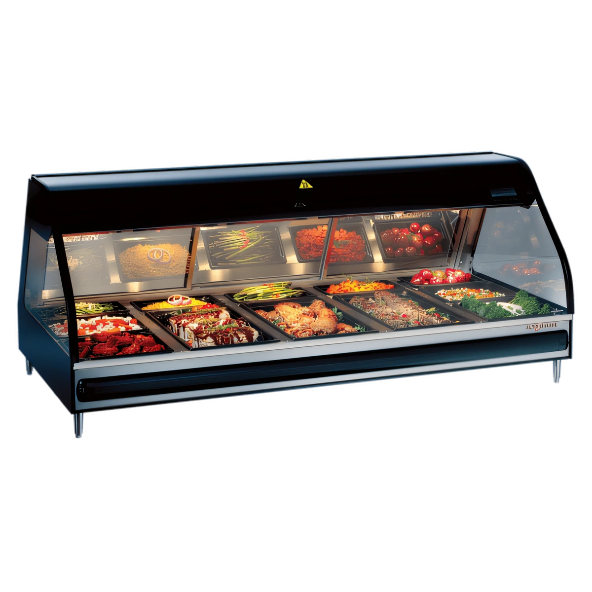 Alto-Shaam Halo Heat 72-Inch Countertop Heated Display Case with Curved Glass