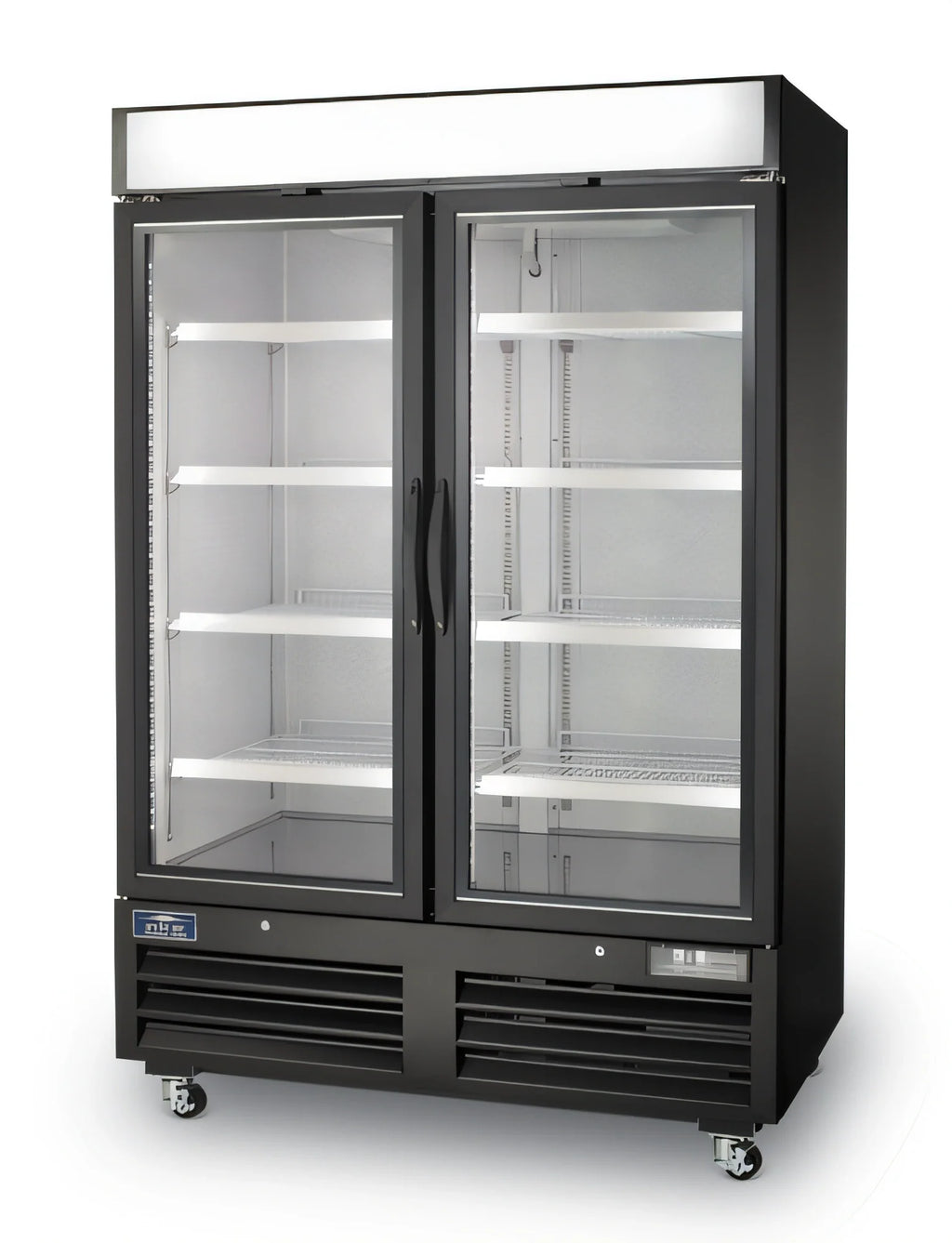 Arctic Air Glass-Door Display Freezer — 54″, 49 Cu. Ft.