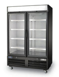 Arctic Air Glass-Door Display Freezer — 54″, 49 Cu. Ft.