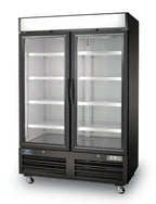 Arctic Air Glass-Door Display Freezer — 54″, 49 Cu. Ft.