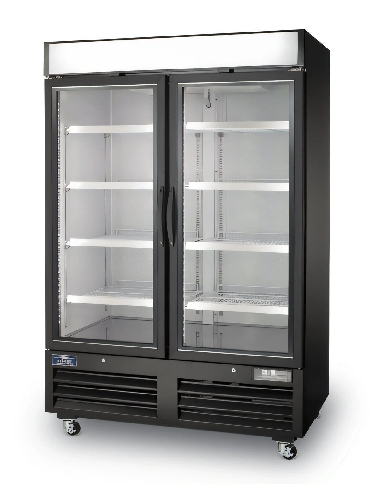 Arctic Air Glass-Door Display Freezer — 54″, 49 Cu. Ft.
