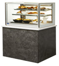 Federal Industries Italian Glass Series 36-Inch Heated Drop-In Counter Display Case with Tempered Glass